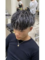 エル(EL by green)&nbsp;【RYUYA】ショートマッシュフェード×ホワイトメッシュ