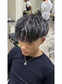 【RYUYA】ショートマッシュフェード×ホワイトメッシュ