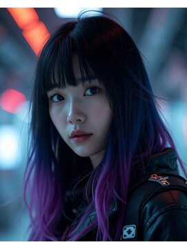 マルカ 千歳烏山(marca) パープルグラデーションカラー