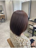 ブリーチなし透明感ピンク【上野】