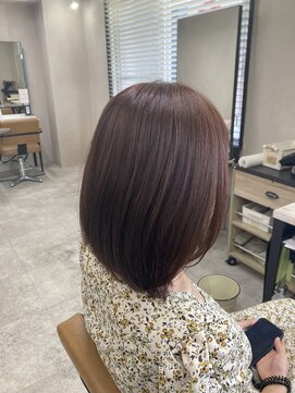 アジールヘア 東上野店(agir hair) ブリーチなし透明感ピンク【上野】
