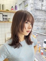 サロウィン 新宿三丁目(SALOWIN) 青木/小顔フェイスレイヤー／くびれミディアム/10代20代30代新宿