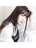 【ダメージレスで柔艶髪☆】カット＋酸性ストレート＋最高級トリートメント
