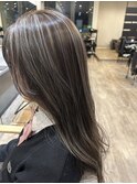 【コントラストハイライト グレージュ】