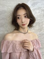 ロンドガーネット 池袋(Lond garnet)&nbsp;イメチェン外ハネボブ美髪ワイドバングレイヤーショート/池袋