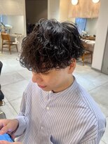 キャンバス バイ ネオリーブ 横浜西口(Canvas by neo.)&nbsp;波巻きスパイラルパーマ　シャドウパーマ　韓国　マッシュ