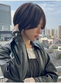 大人ショートボブ丸みショートカットマッシュショート/北千住