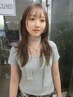 【ブリーチ無し】ハッシュカット＋透明感ダブルカラー￥22,000→￥17,600