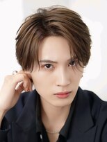 オーシャントーキョー 心斎橋(OCEAN TOKYO WEST)&nbsp;シースルーセンターパートツーブロックラウンドマッシュウルフ