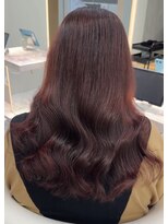 ロンドルピナス 小倉(Lond Lupinus) ミディアムヘア暗めカラー/デザインカラー/フェイスフレーミング