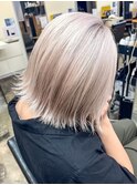 〈a22〉ショート韓国ボブハイライト髪質改善ブリーチ前髪20.30代