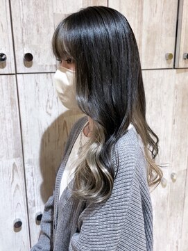 インナーカラー/イヤリングカラー/ブリーチ/デザインカラー/仙台