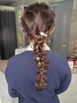 チャオ バイ ミチ(Chao by MICHI)&nbsp;【ChaoMICHI yu-ka】ヘアセット お呼ばれヘア 編みおろし