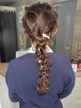 チャオ バイ ミチ(Chao by MICHI) 【ChaoMICHI yu-ka】ヘアセット お呼ばれヘア 編みおろし