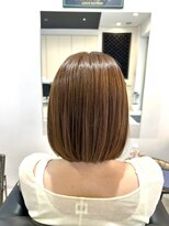 ノア(no_a)&nbsp;【四条烏丸】ブリーチなしでマロンブラウン×大人ボブ