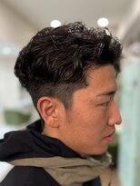 フレイムス ヘアアンドリラックス 赤羽店(Frames hair&relax)&nbsp;ナチュラルウェーブフェードパーマ