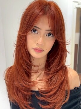 レイ(Lay.) ブリーチハイライト髪質改善ダブルカラーレイヤーカット