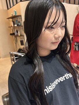 ラブヘアーグリーン(LOVEHAIRGREeN) くびれ巻き×顔周りカット