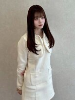 ジーナ  札幌大通(Zina)&nbsp;美髪＊チョコレートブラウン＊サイドレイヤー＊Zina札幌大通