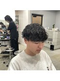 【梅田】波巻きパーマ