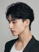 フィフスパーク(fifth PARK)&nbsp;渋谷フェザーパーマ毛流れニュアンスパーマメンズビジネスヘア