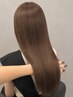 【and K1周年記念クーポン】髪質改善縮毛＋トリートメント￥16900