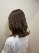 アールヘア(ar hair) イルミナカラーで作る透明感グレージュミディアム
