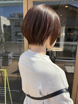 ツイギー 宮西店(TWiGGY) 柔らかいベージュカラー×ショートカット