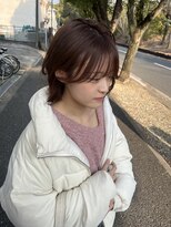 ヨーク(YOKE)&nbsp;顔まわりカット/レイヤーボブ#髪質改善カラー