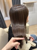 ランプ 泉中央(Lamp)&nbsp;アッシュベージュ/髪質改善カラー/透明感ベージュ