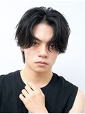 men's/メンズ/リバースセンターパート/ニュアンスパーマ/原宿