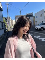 サン(SAN)&nbsp;ダークブラウン/韓国顔まわりレイヤー
