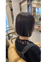 ミルク(MILK)&nbsp;大人可愛い×ミニボブ×髪質改善トリートメント×白髪染め