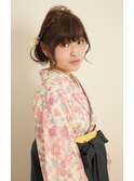 王道編みこみレトロアレンジ