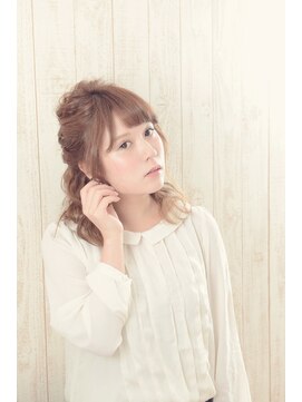 ラボヌールヘアー シェリ 久喜店(La Bonheur hair cheri) 【La Bonheur】アンティークハーフアレンジ♪