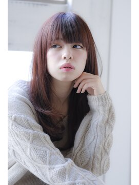 ヘアーアンドメイク シーク 八王子(HAIR&MAKE SeeK) ピンクカラー 大人かわいい