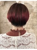 グラデーションショート［magiyhair 西部笑］