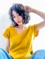 レニーバイエース(LANY by ACE) 【LANY 横浜】小顔版がウェーブミディ×シアグレージュ