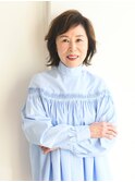【えがお美容室】50代に人気☆空気を纏うミディアムヘア