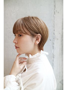 ダヴィン 中目黒(DaVin) 【DaVin中目黒】明るめベージュ 丸みショート 20代30代40代☆