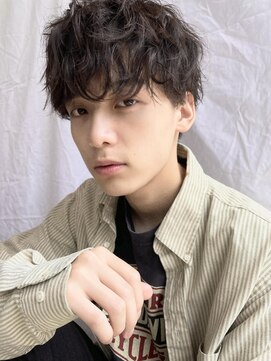 ディッセンバー 神宮前(December) 無造作マッシュ ツイスパ 波パーマ