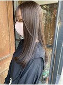 まろベージュ ベージュ サラサラ ストレート