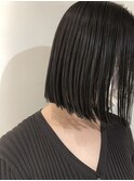 大人切りっぱなしボブ