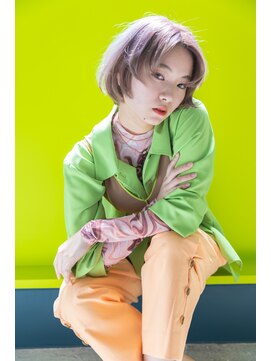 エヌイー(ne' by MAULOA) 【ne" by MAULOA】　ハイトーン　ショートボブ