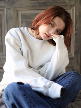 グラス(grass) ハイトーンカラーボブ 20代ボブ30代ボブ40代ボブ