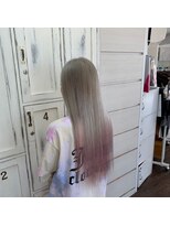 クラン ヘアーアンドスタジオ(CLAN hair & studio)&nbsp;#沖縄美容室#沖縄ハイトーン#沖縄エクステ#プルエクステ