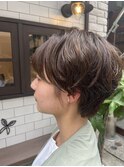 ショート×ニュアンスパーマ
