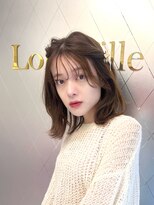 ロンド フィーユ(Lond fille) ヘアアレンジで大人可愛いシースルーバング☆