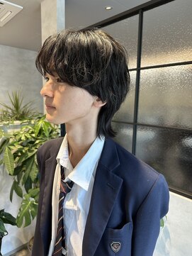 オンドバイサク(ondo by Saku) マッシュウルフ/メンズカット/10代/学生