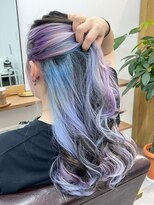 ランプ(Lamp) 白髪ぼかしにも◎バレイヤージュカラー ビフォアー&アフター